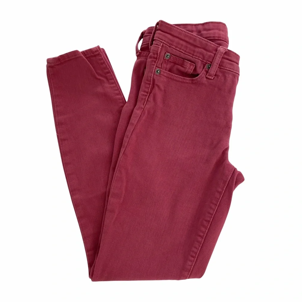 GAP Skinny Womens 25 Ankle Jeans in Wild Rose
